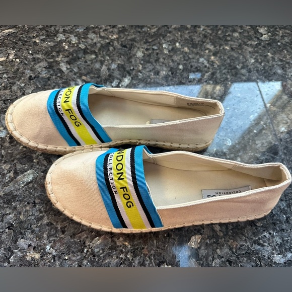 London Fog Collection Kariah Logo Slip On Espadrille Shoes Women’s Size 7.5 - Picture 5 of 10